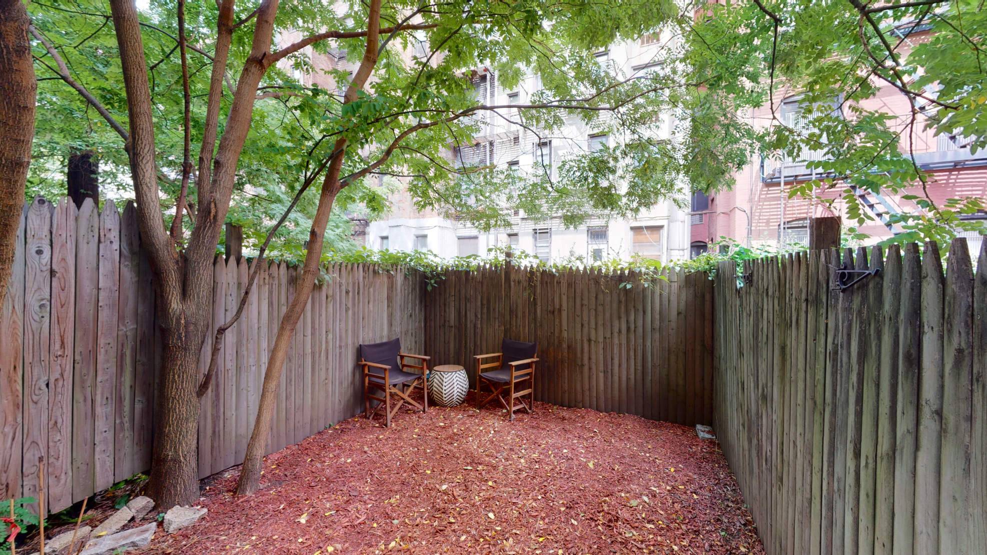 Great starter apartment with YOUR OWN PRIVATE BACKYARD !