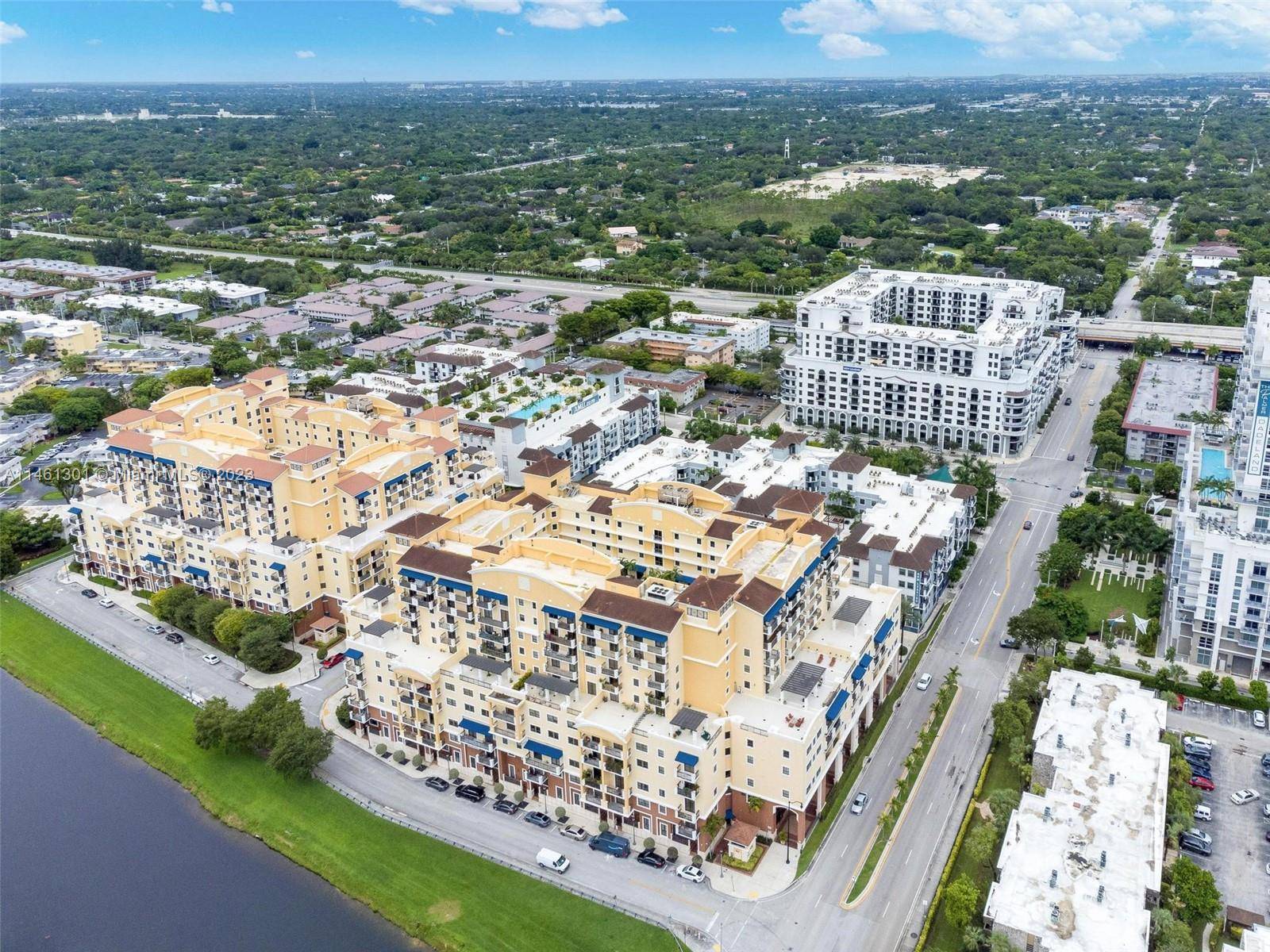 Commercial property at the COLONNADE, a Class A building near Dadeland Mall 2656 Sq Ft Three offices Bathroom Kitchen Mezzanine.
