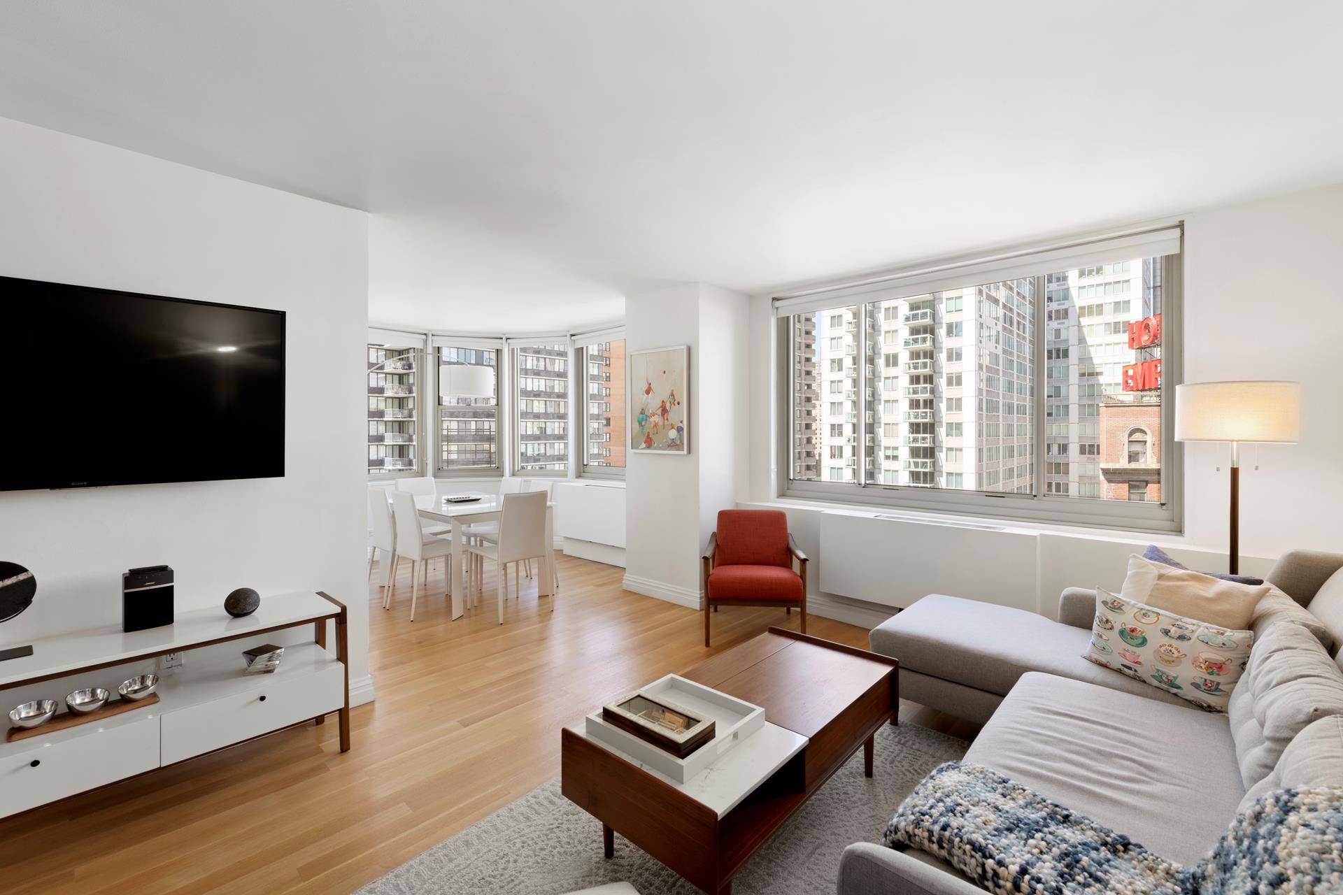 Beautifully Renovated 2 Bedroom, 2 Bathroom apartment with Dining Room and Washer Dryer in a Luxury New Condo Conversion, only 100 Feet from Central Park.