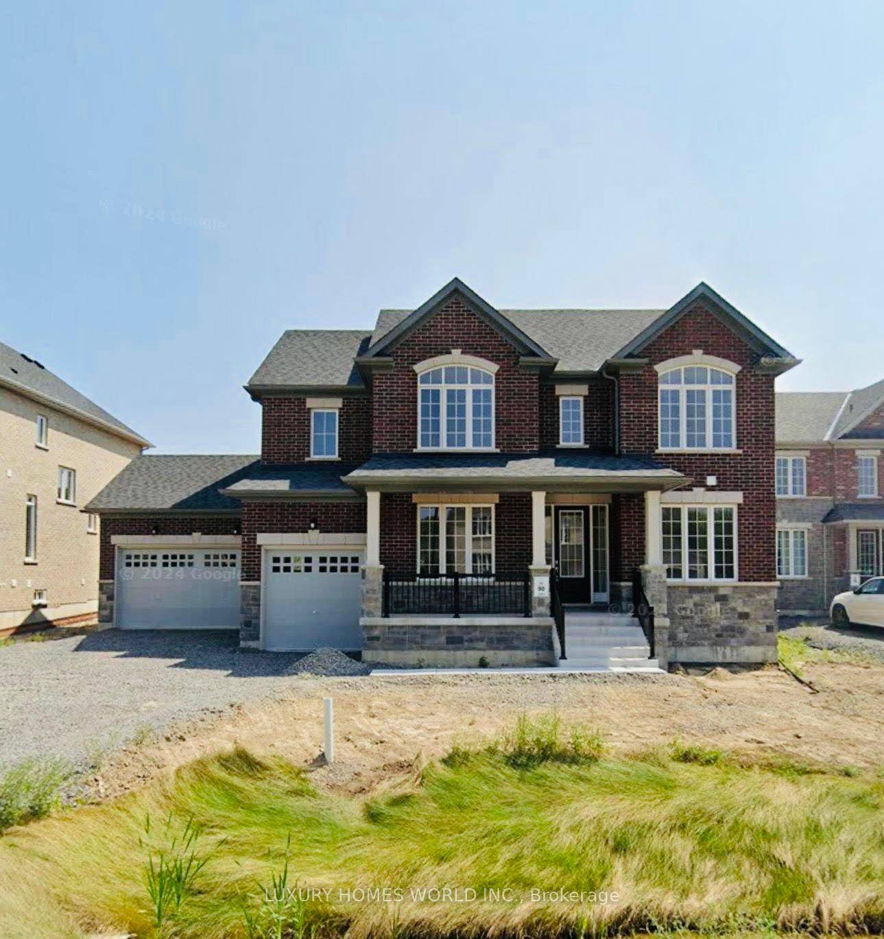 This property is a fully detached brick estate home in Riverbend Estates features four bedrooms, four bathrooms, and a three car garage which sits on a large lot.