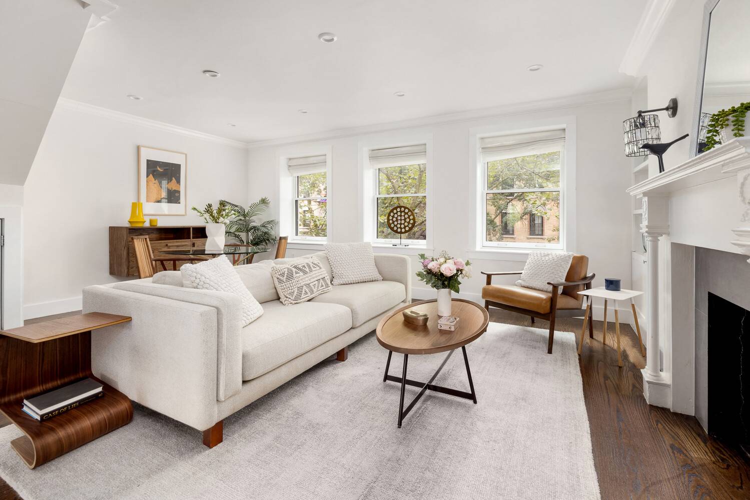 On the park block of leafy 5th St in prime Park Slope sits this very special and unique apartment.
