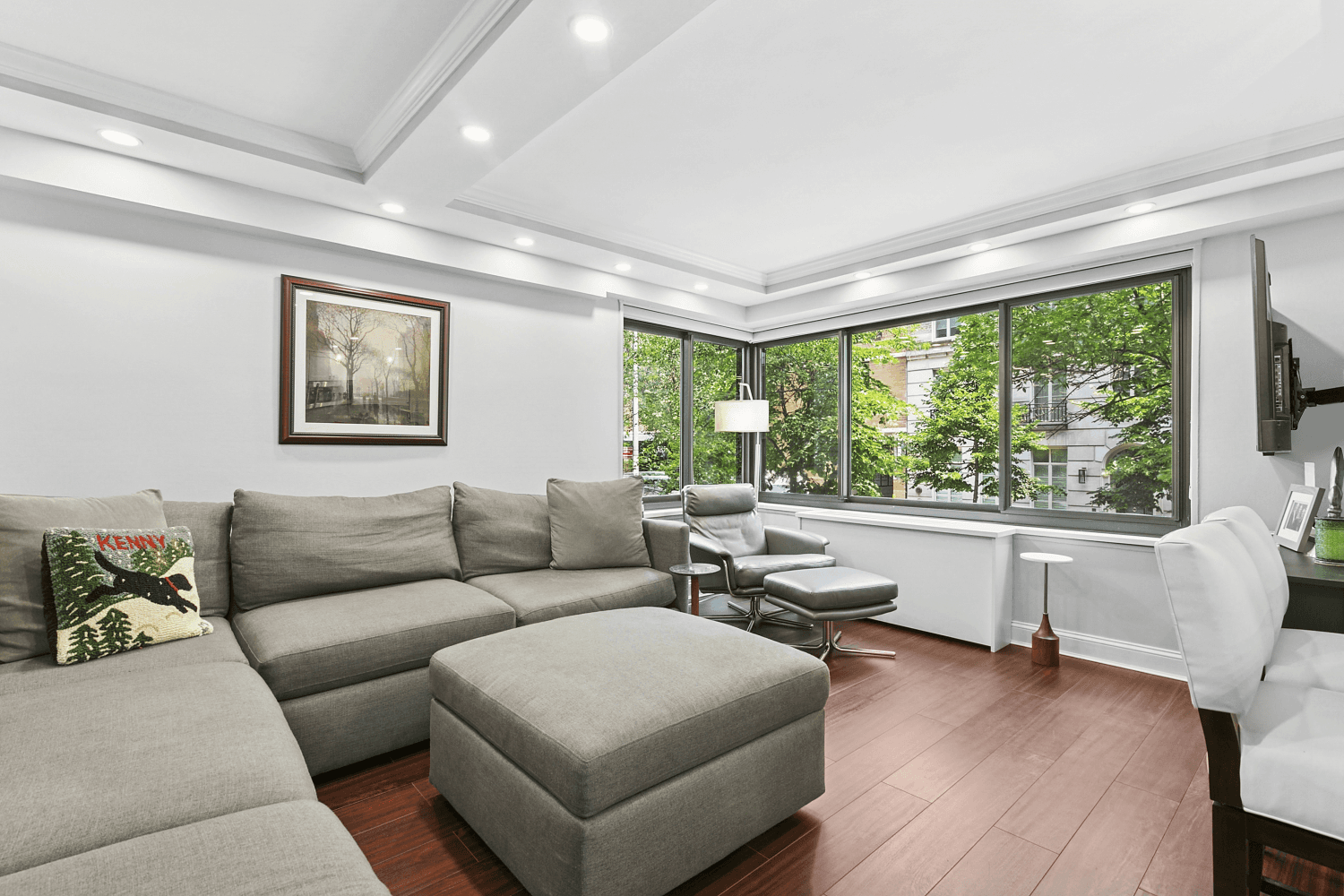Turnkey Designer Renovation on East End Avenue This fully reimagined, oversized two bedroom, two bathroom residence at 10 East End Avenue is a rare offering.
