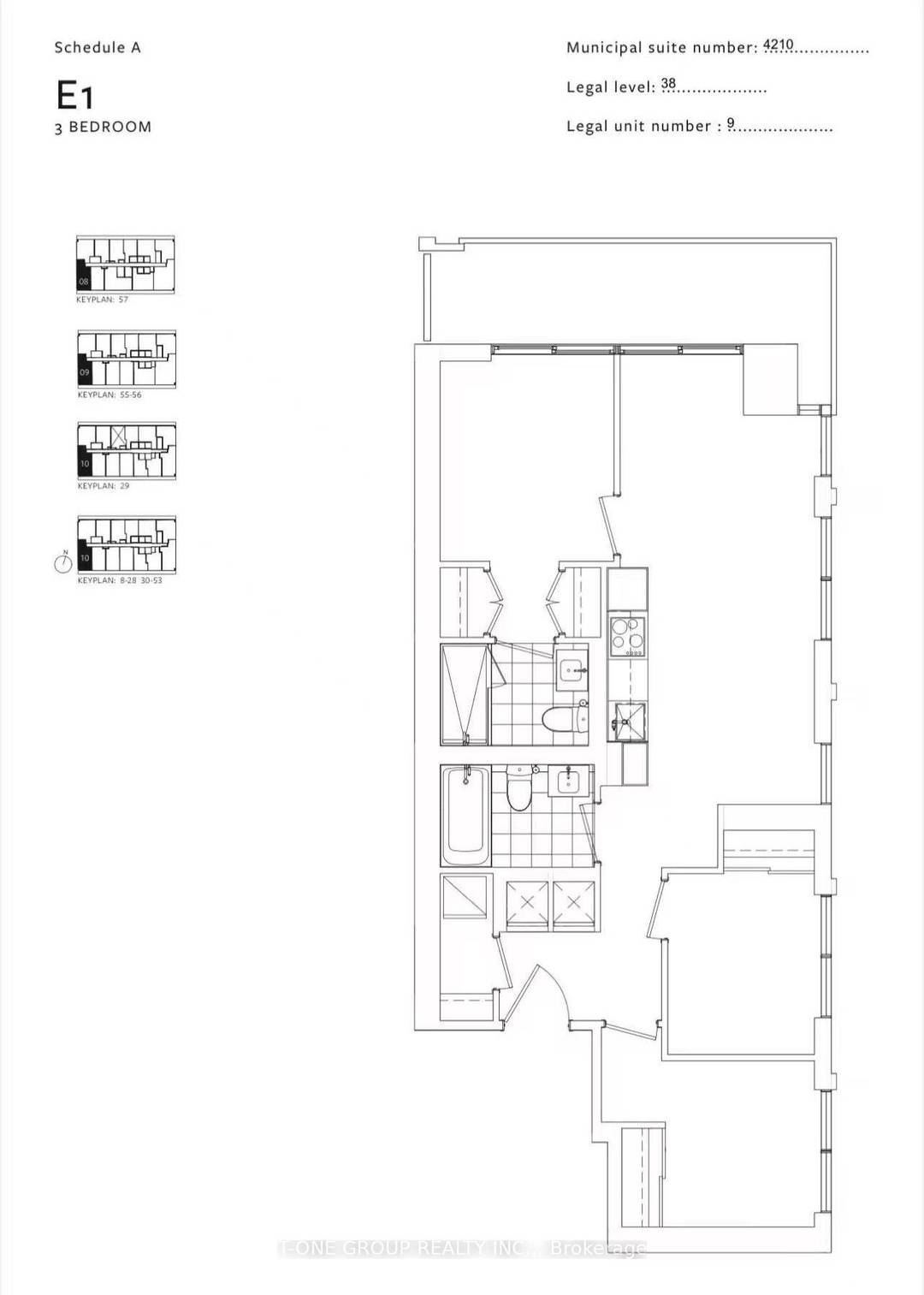 Bright and spacious 3 bedroom, 2 bathroom corner condo featuring floor to ceiling windows, southeast city and lake views, and a private balcony.