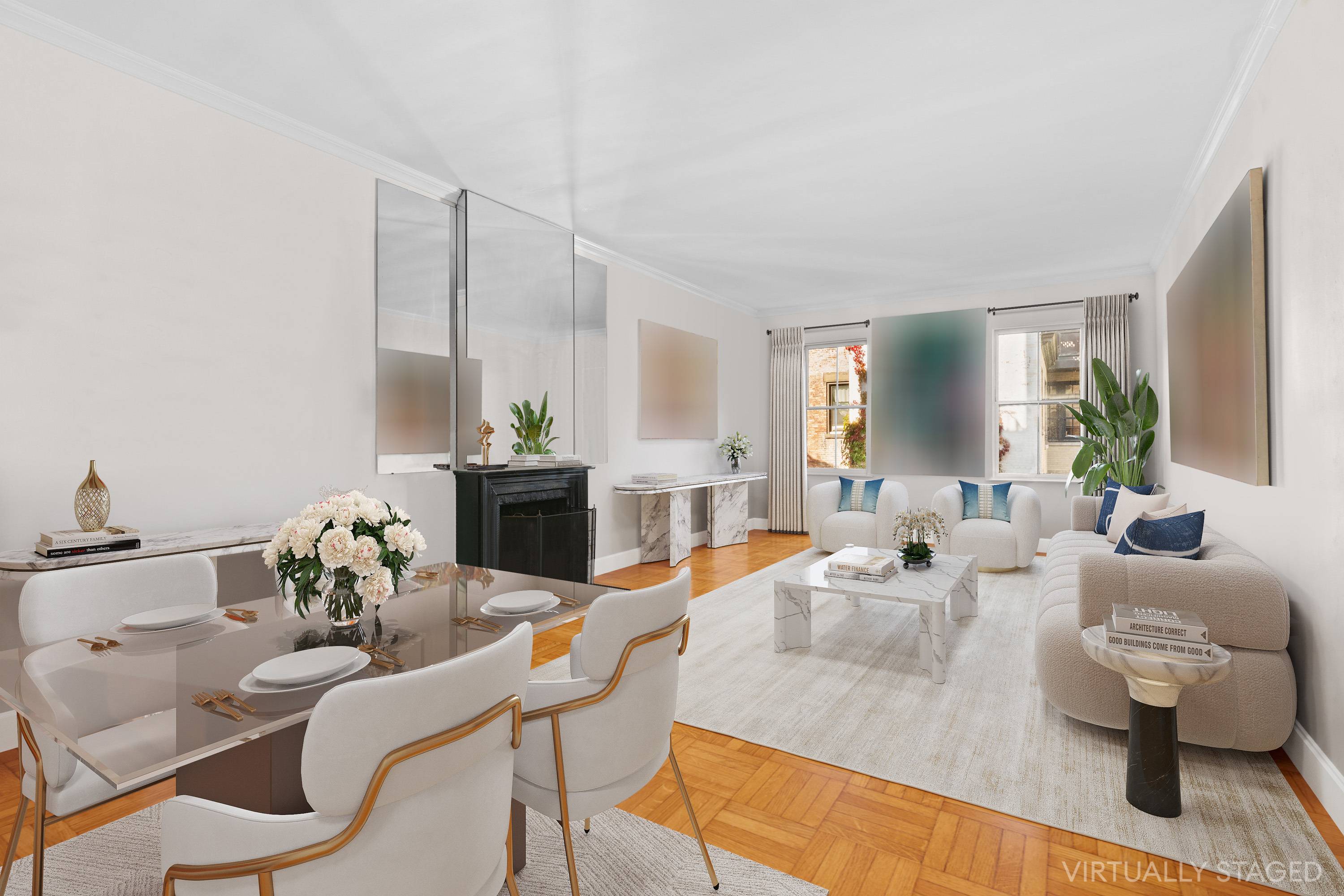 25 East 69th Street, 5B Charming Pre War Co op w Fireplace a Block from Central Park.