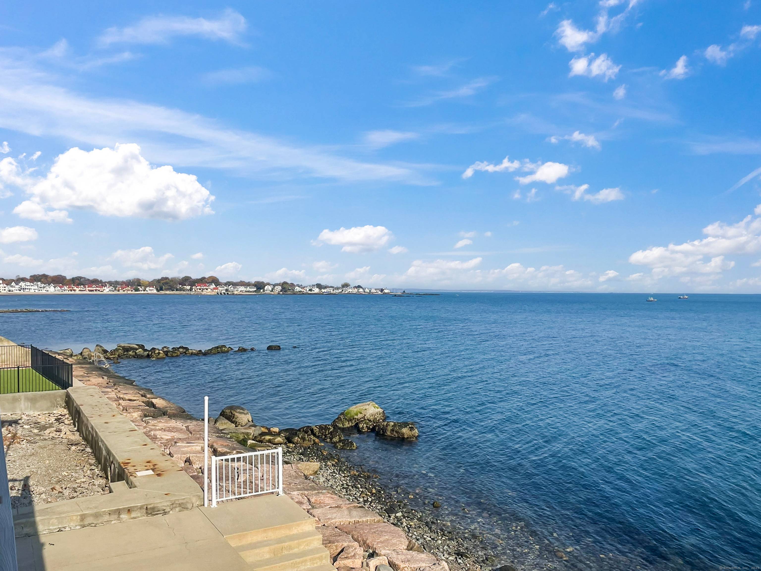 This DIRECT WATERFRONT. Spectacular Sunrise views of Long Island Sound with a fully updated interior.