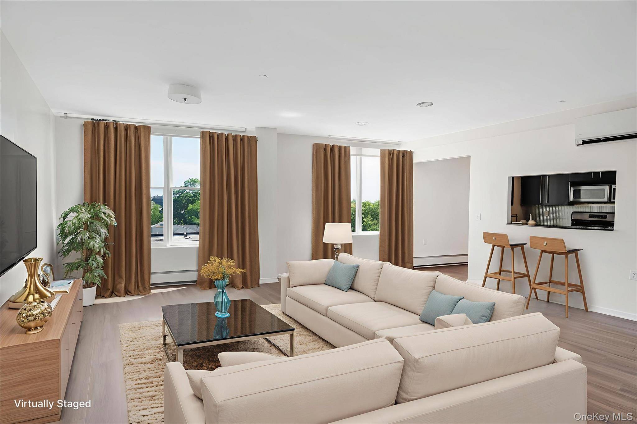Ultra modern 1, 135 square foot, 2 bedroom, 2 bathroom condo.