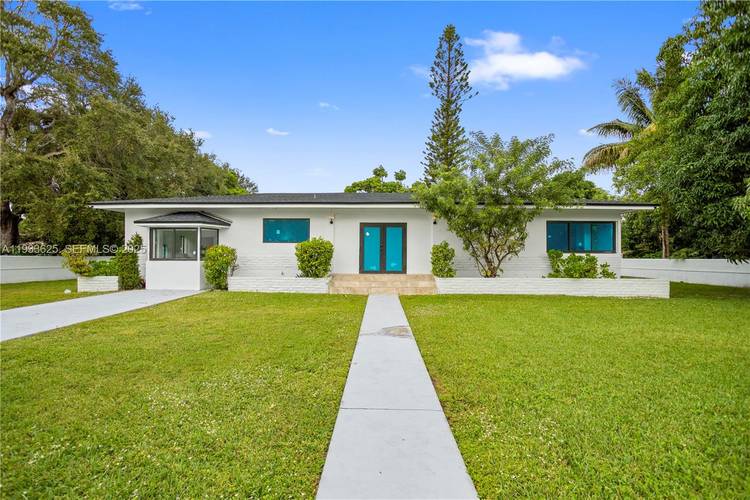 COMPLETELY RENOVATED 3 BED, 3 1 2 BATH POOL HOME ON A RARE 18, 000 SF LOT IN THE HEART OF NORTH MIAMI.