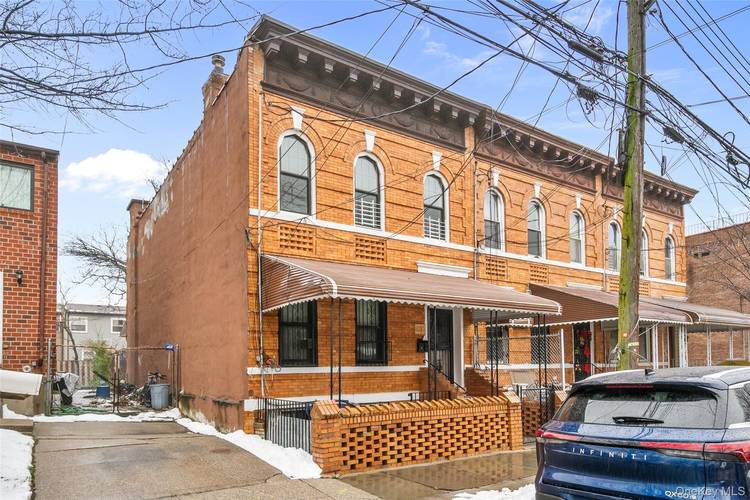 This second floor apartment offers three bedrooms, one full bathroom, and an open concept living and dining area.