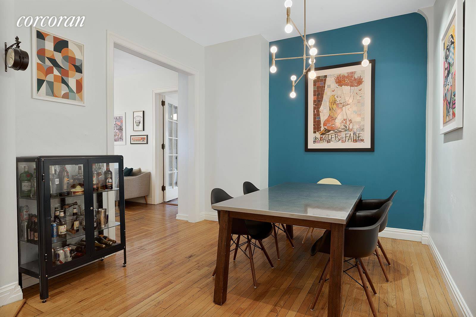 Beautiful with a natural flow, this quiet, pet friendly, spacious pre war two bedroom co op has so much to offer, including two large shared outdoor spaces !