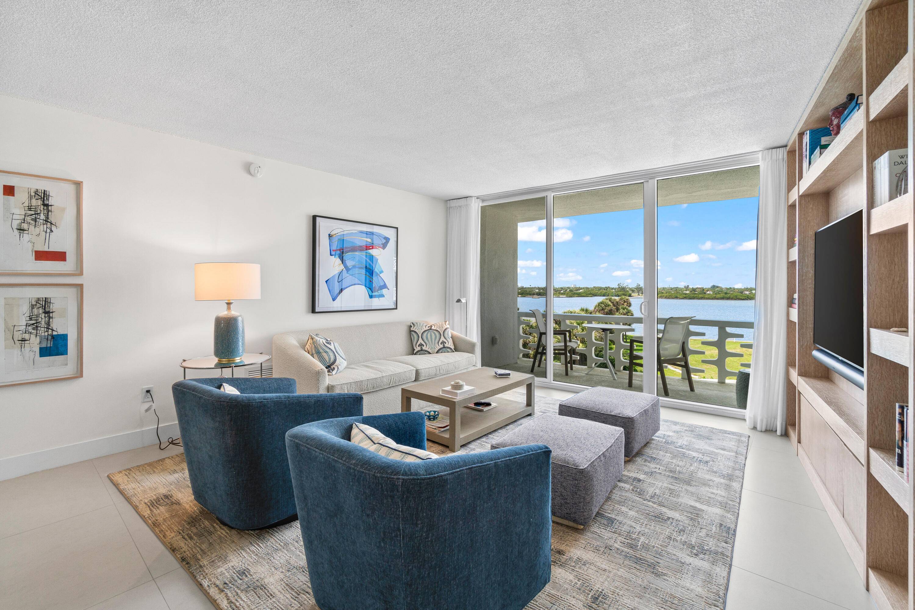 Enjoy breathtaking Intracoastal and sunset views from every room in this beautifully renovated 2 bedroom, 2 bathroom apartment.
