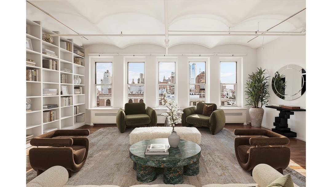 Set on a prime SoHo block between Prince and Spring, this full floor penthouse loft is a rare offering equal parts architectural authenticity and elevated downtown living.