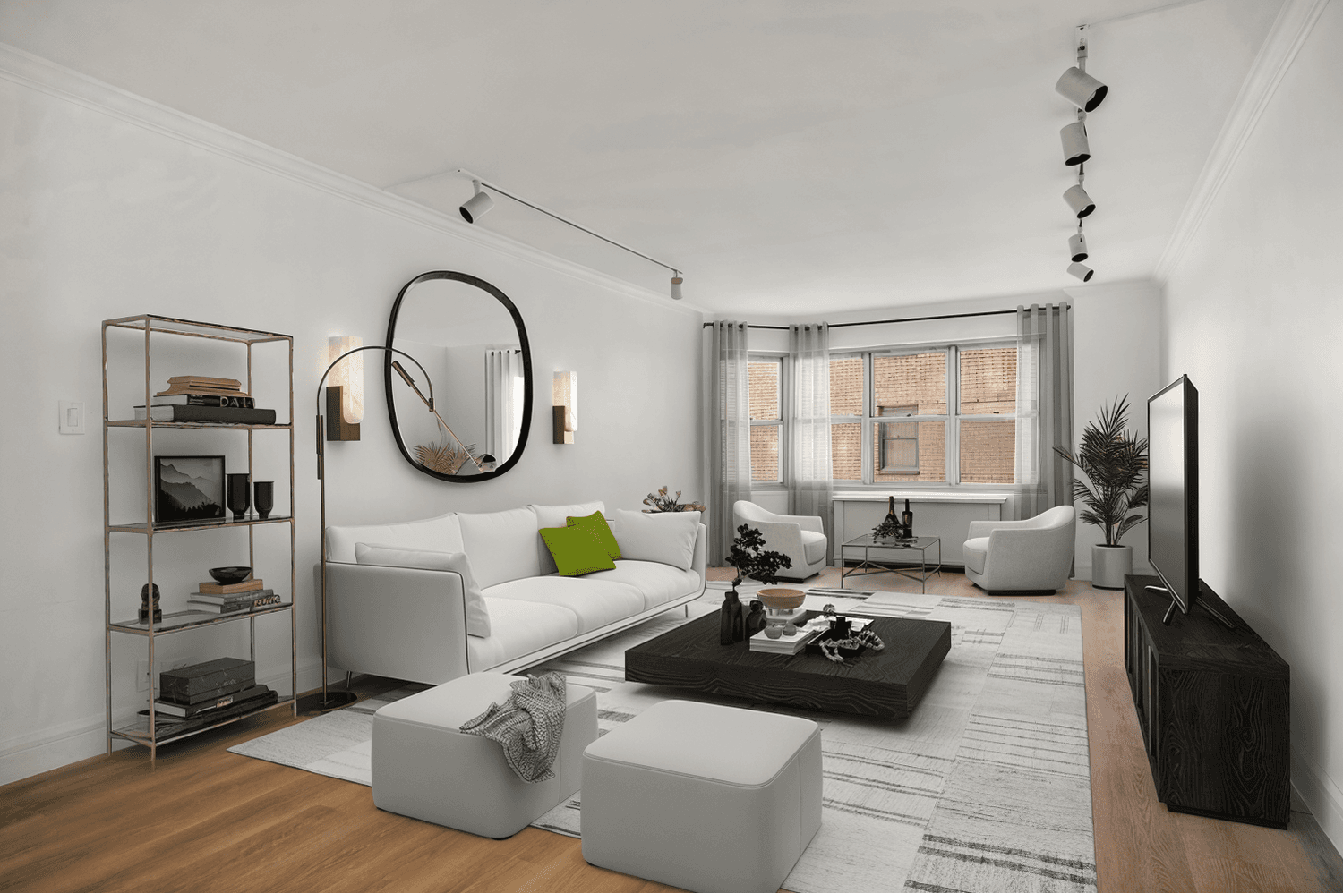 Welcome to Apartment 31J at Plaza 400 a never before occupied, fully gut renovated oversized one bedroom, one and a half bath home that seamlessly blends style, comfort, and function.