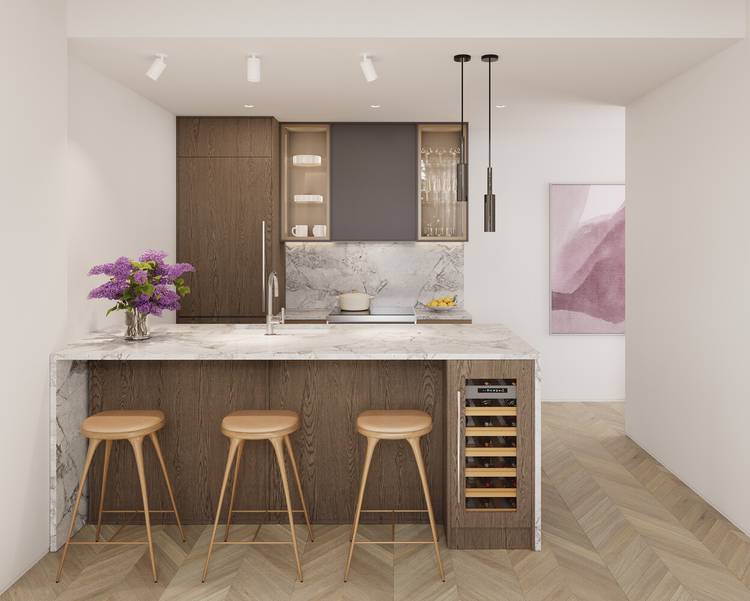 Immediate occupancy. The Florian Gramercy Park offers a collection of one, two, and three bedroom residences priced from 1.