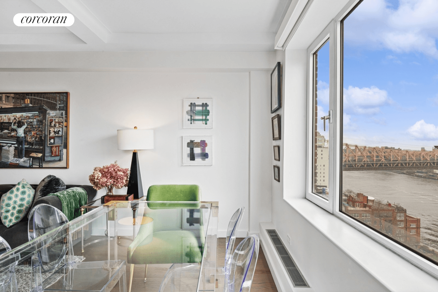 Welcome to Apartment 17F at 2 Sutton Place South, a meticulously maintained 4 room, 1.