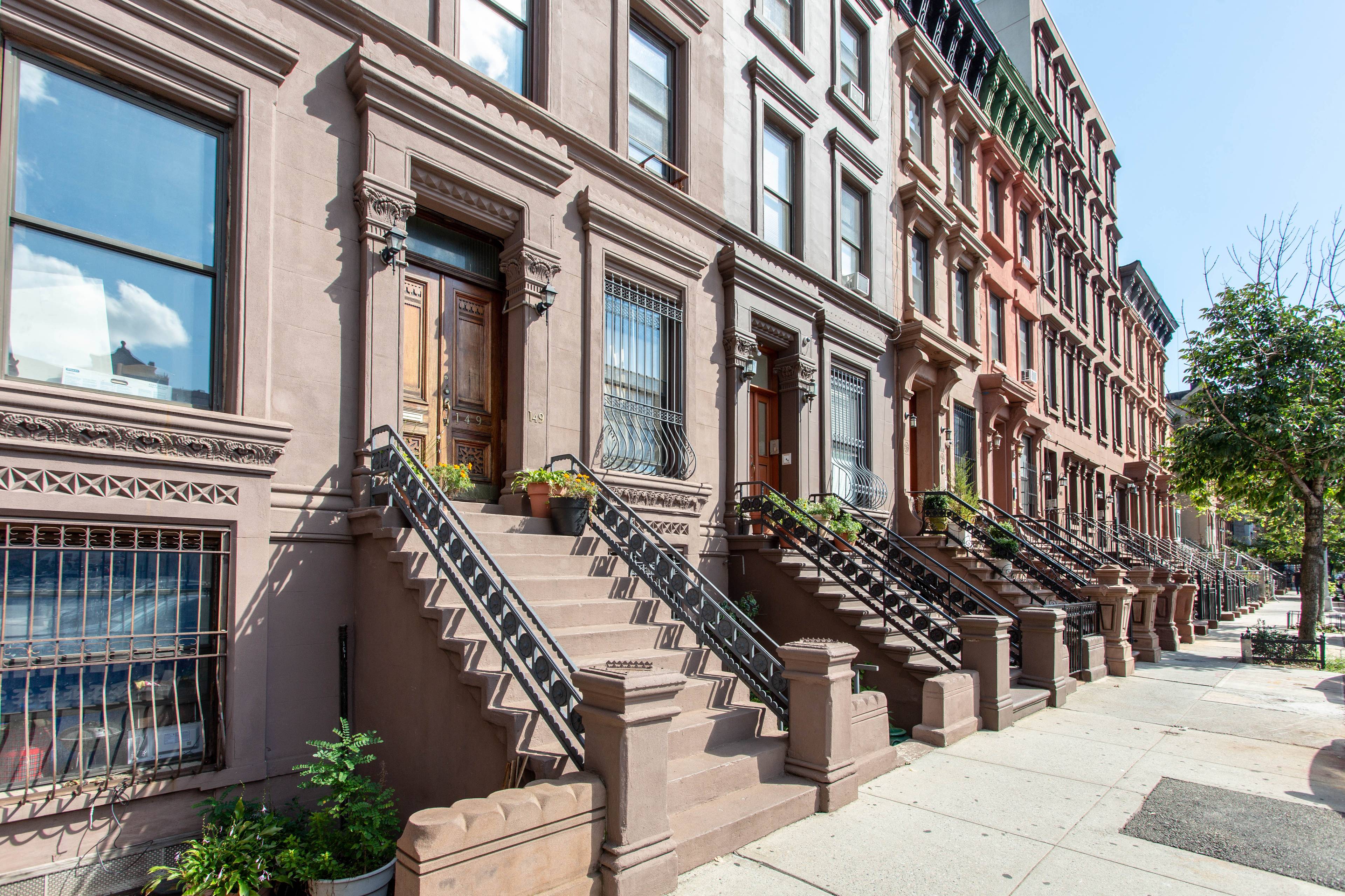 This five story cellar 17 wide four family home is in the heart of Harlem, on 126th Street between Adam Clayton Powell Blvd.