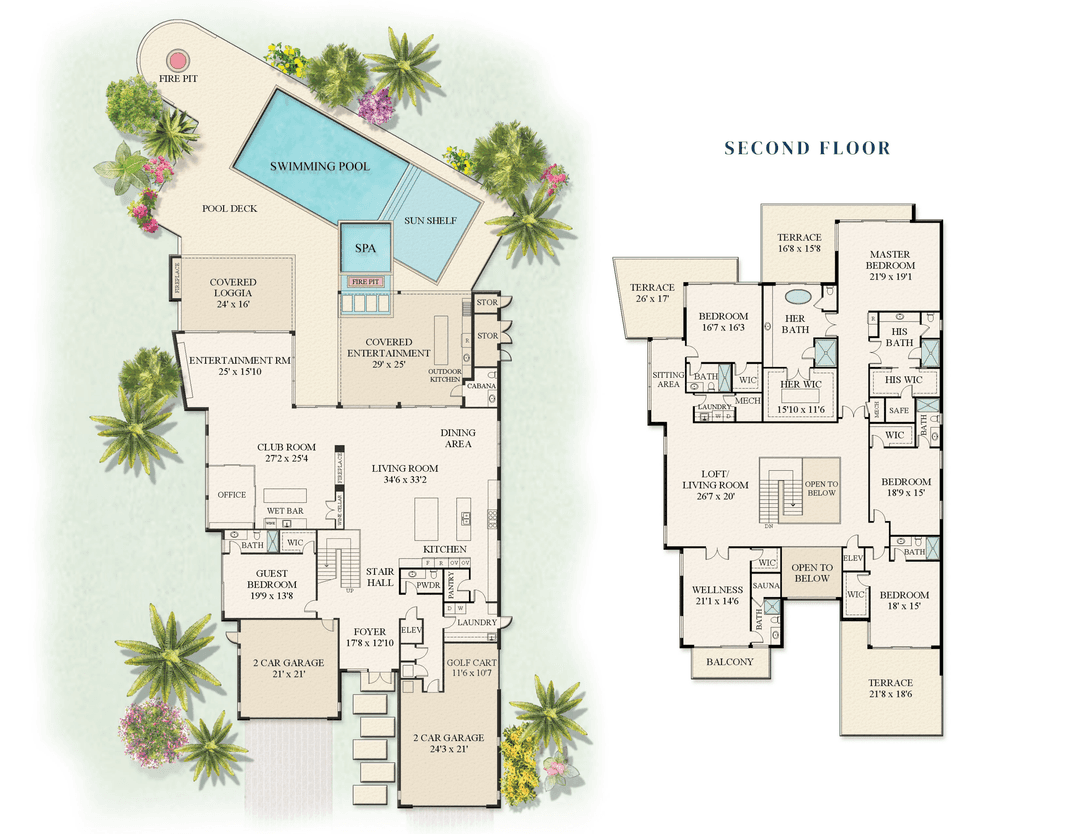 This brand new contemporary estate overlooks the Jack Nicklaus Signature Golf Course and offers over 8, 400 SF of designer living.