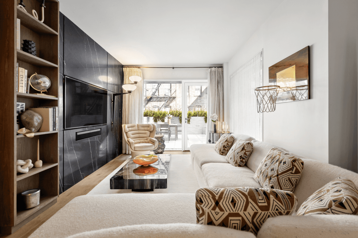 An Icon of Contemporary Design with a Sprawling Private Terrace Residence 4C at 345 Meatpacking Designed by the renowned Jessica Schuster, this sophisticated two bedroom, two bathroom corner residence is ...