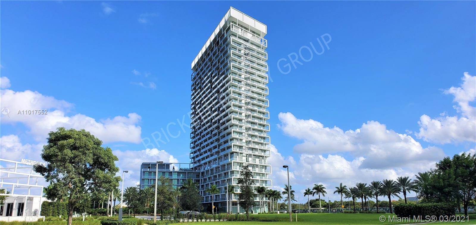 Metropica, brand new building, unit 2 bed 2 bath with shades and blackouts and Closet cabinets, ready to move in.