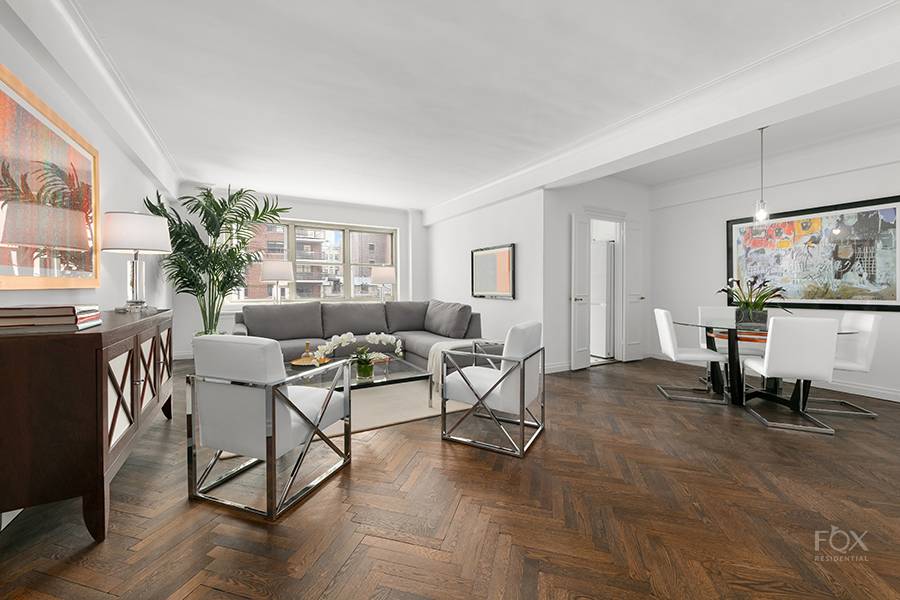 A sophisticated, sun splashed residence in a triple A Park Avenue location is available for the first time in many years.