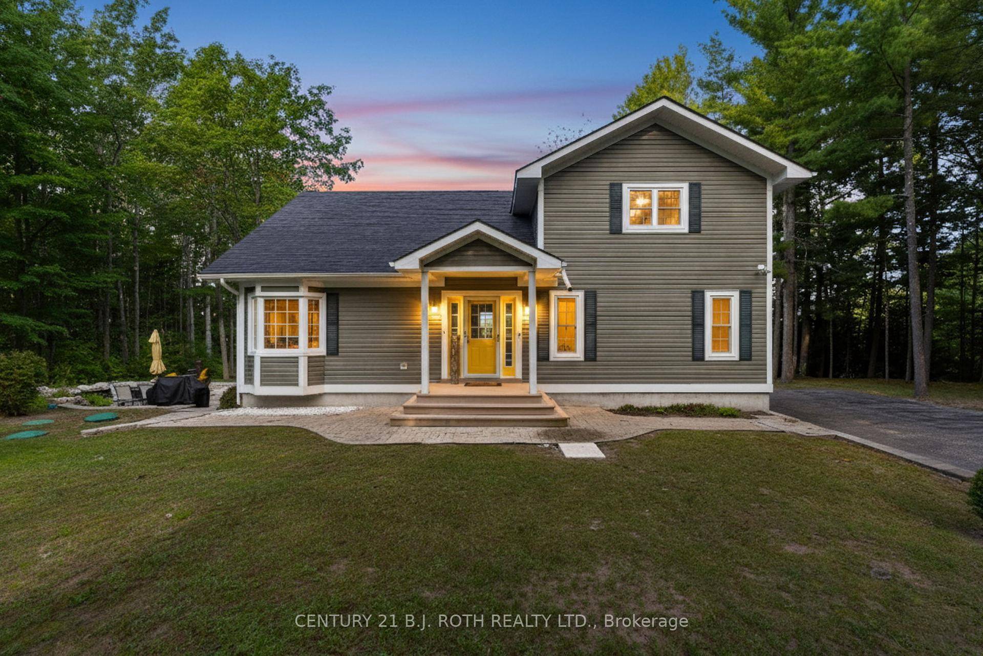 This stunning custom built 4 bedroom, 3 bath home offers breathtaking views of the Blue Mountains and direct access to Fort Willow Conservation Area and Simcoe Rail Trail, providing the ...