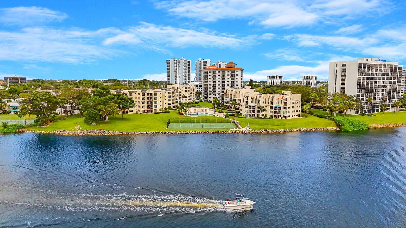 Enjoy ''front row'' views for holiday boat parades from this RENOVATED 3 Bedroom 6th fl PH unit in desirable North Palm Beach !