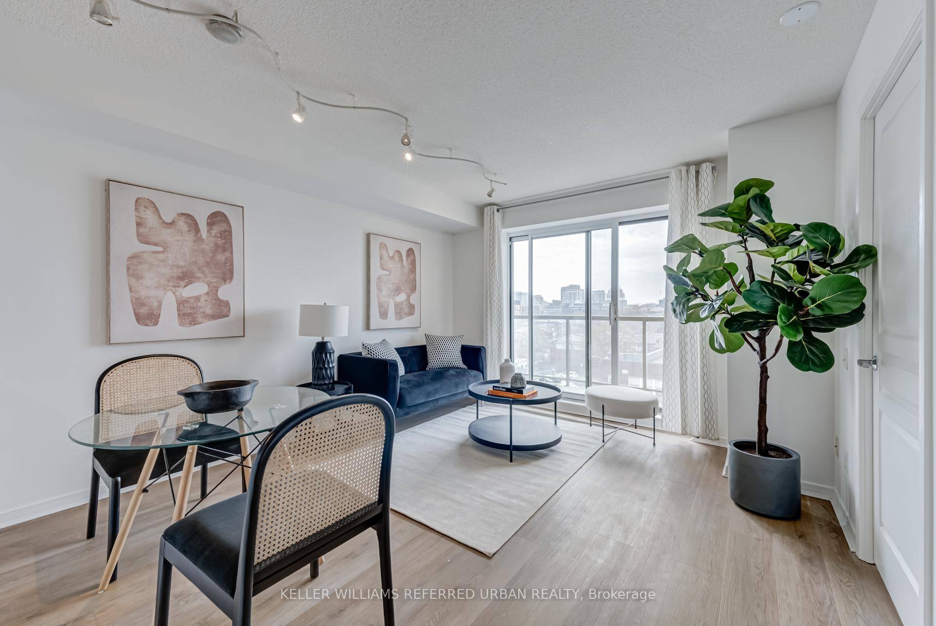 Freshly Painted Awesome ONE Bedroom Condo includes ONE Parking Spot and ONE Locker, Stainless Steel Kitchen Appliances, Full Size Stacked Laundry, Extra Kitchen Cabinetry, Luxury Vinyl Flooring, Lots of Extra ...