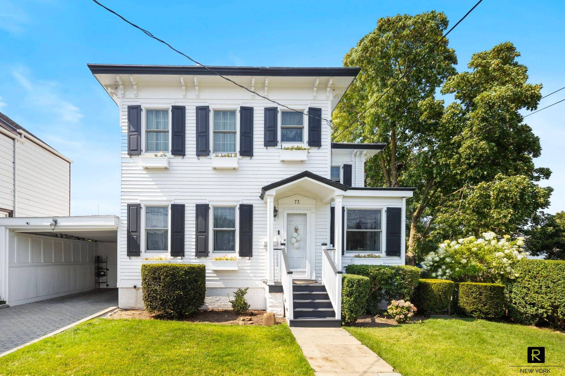 The beautiful colonial home at 73 Caroll Street has been lovingly cared for and renovated throughout a century of one family's ownership.