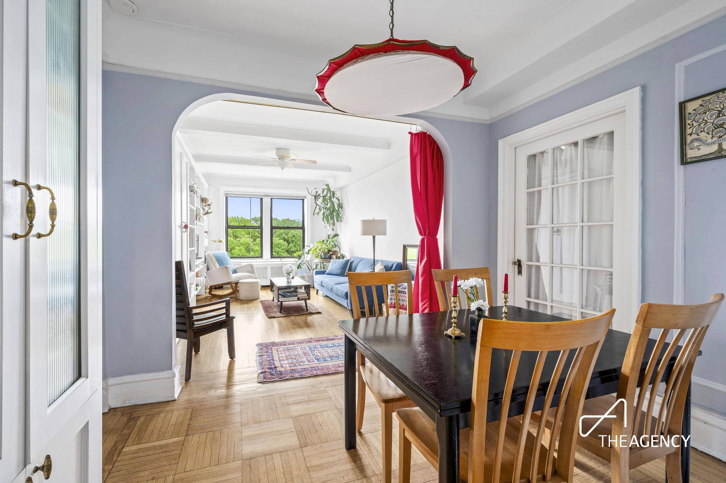 Perched on the 11th floor of a pre war co op along iconic Central Park West, Residence 11B offers an inviting and fully furnished two bedroom, two bathroom corner apartment ...