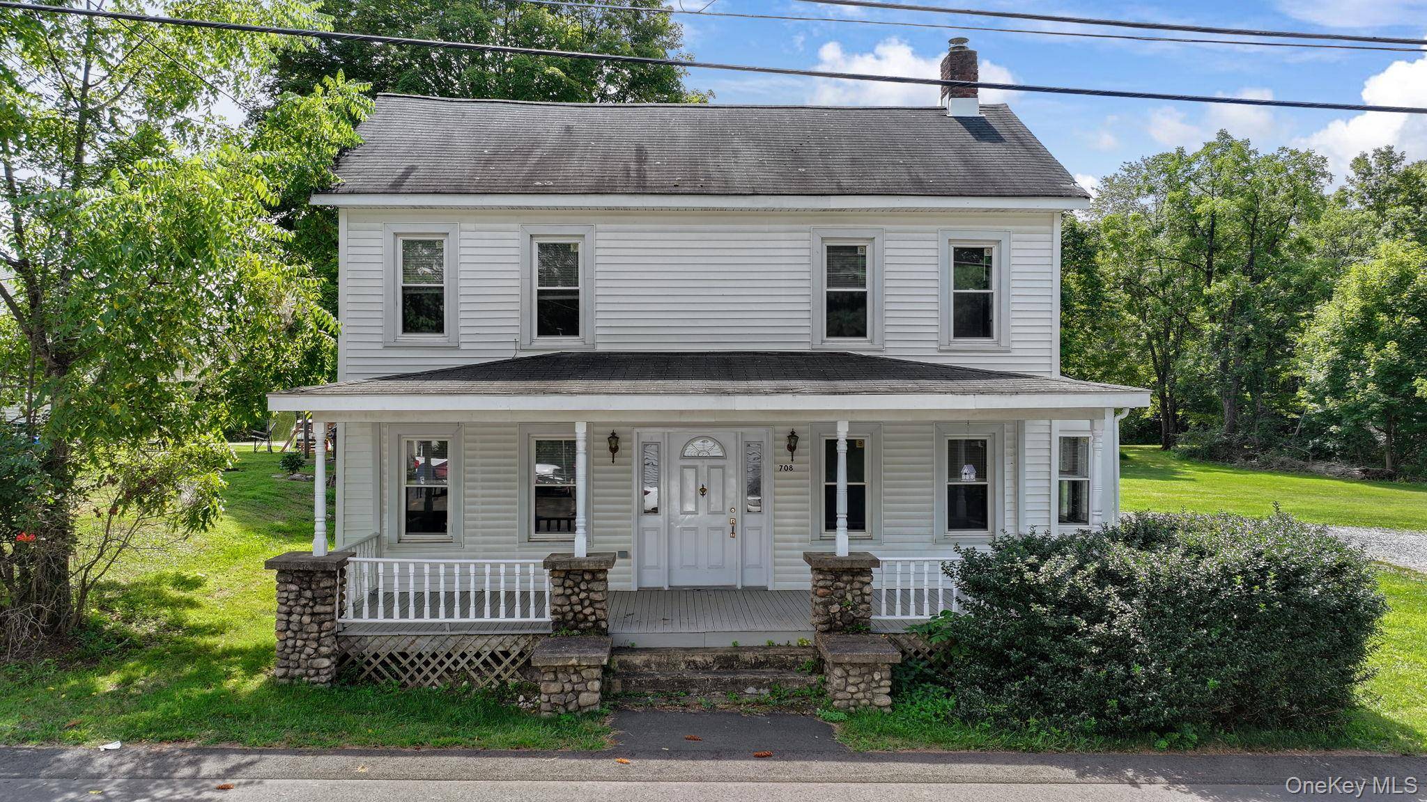 Welcome to 708 Burlingham Road in Pine Bush, Sullivan County a charming colonial farmhouse style home offering character, comfort, and convenience.
