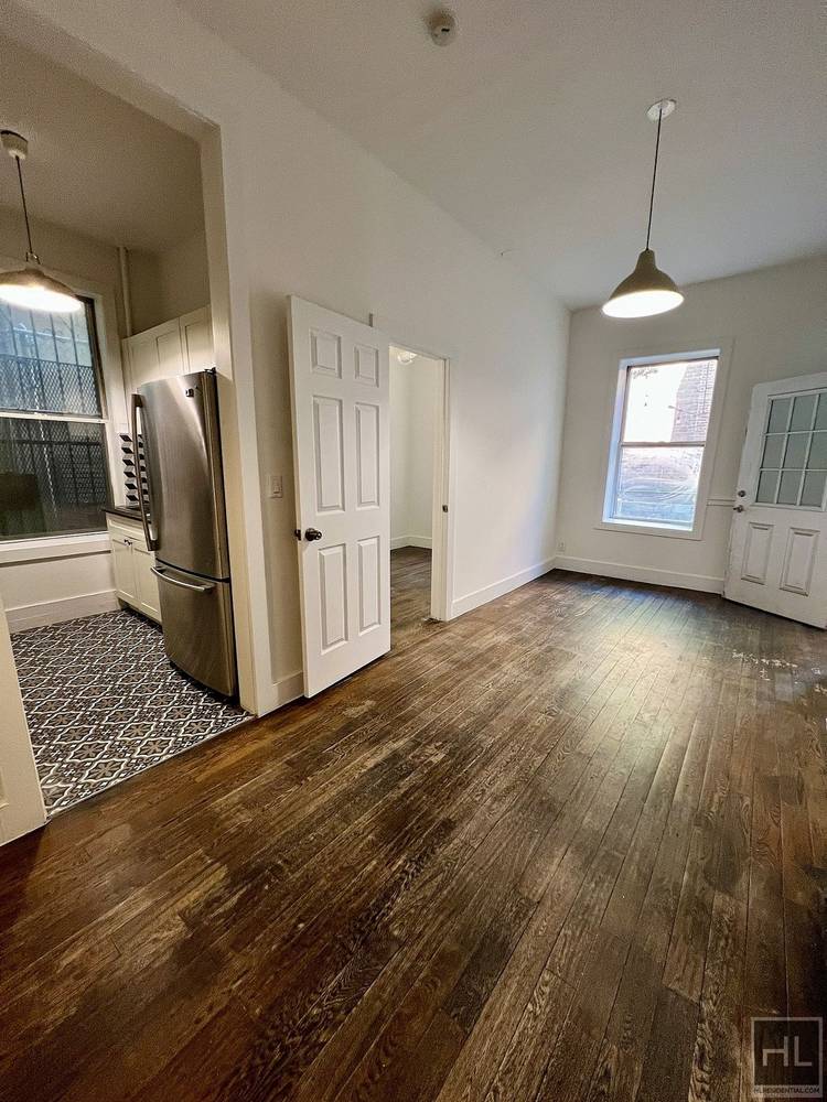 3BR 1BA Massive Backyard w Performance StageGarden level High ceilingsHardwood floors Closets throughout Heat amp ; hot water included Video available on instagram nycrooms4nomads Apartment has been cleaned up since ...