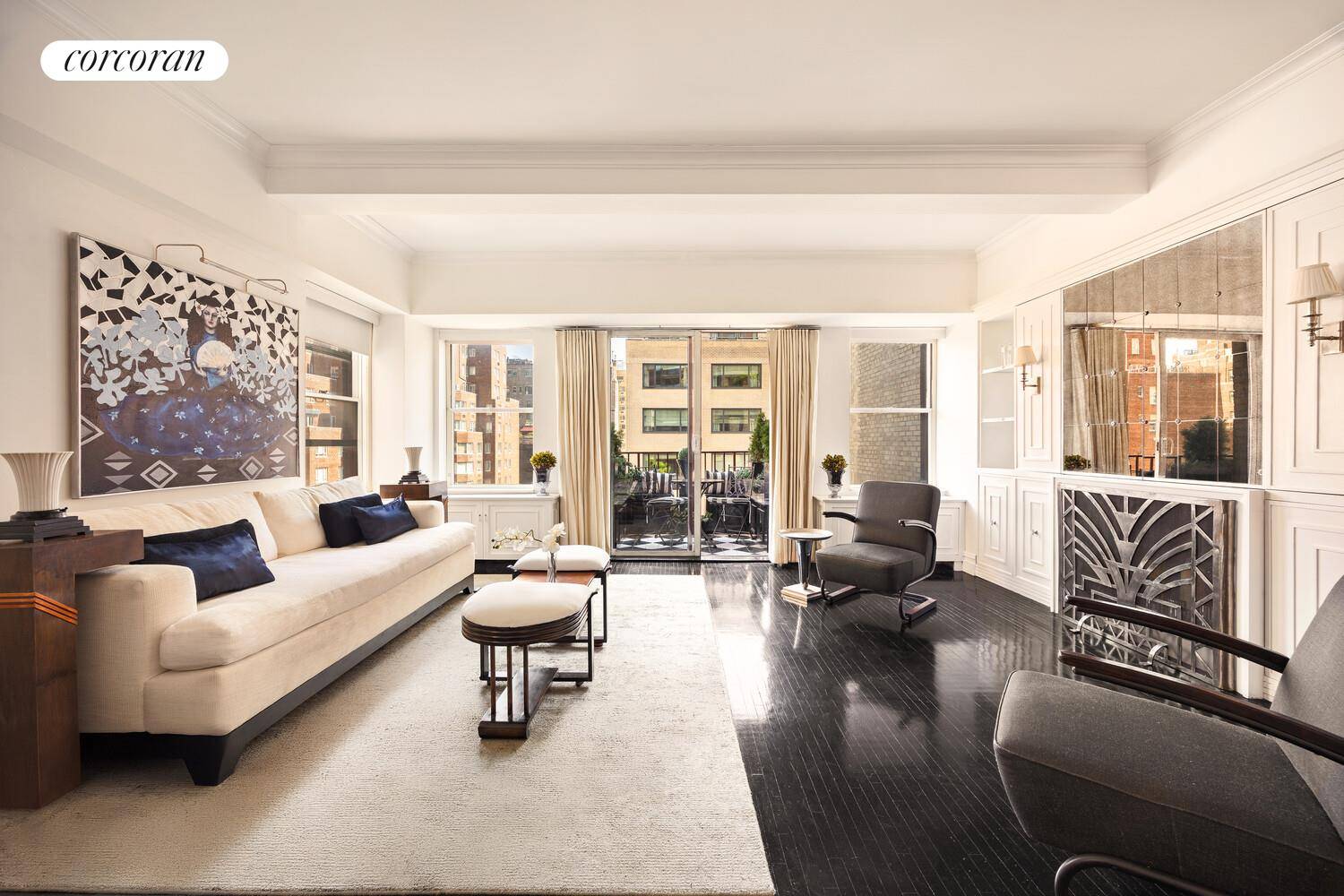 A Rare Find ! A Pre War Condo with two terraces, that can be purchased as a LLC, Trust or Pied E Terre, with no co op board approval needed ...