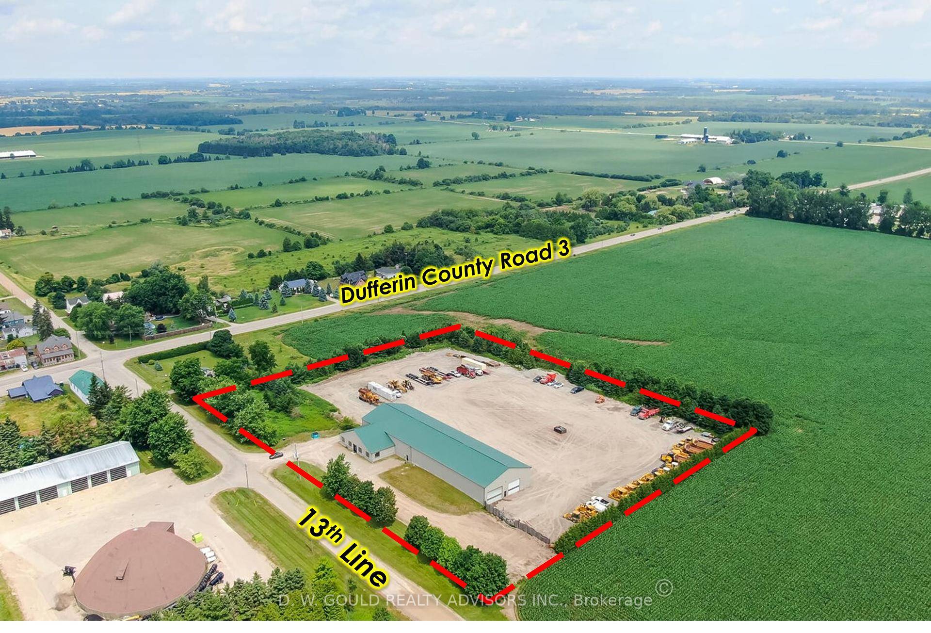 13, 800 sf Industrial Commercial freestanding building, with a very useful configuration including shop and indoor storage, on 5.
