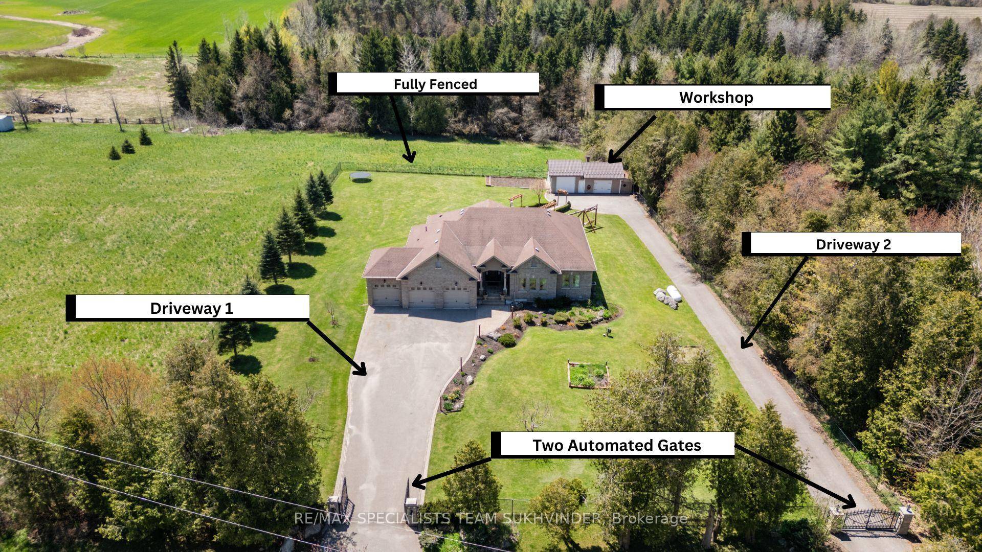 Nestled in the Picturesque Landscape of Caledon, This Exquisite Luxury Bungalow Offers Over 5, 000 Sq Ft of Total Living Space on Approximately 1 Acre of Fully Fenced, Beautifully Landscaped ...