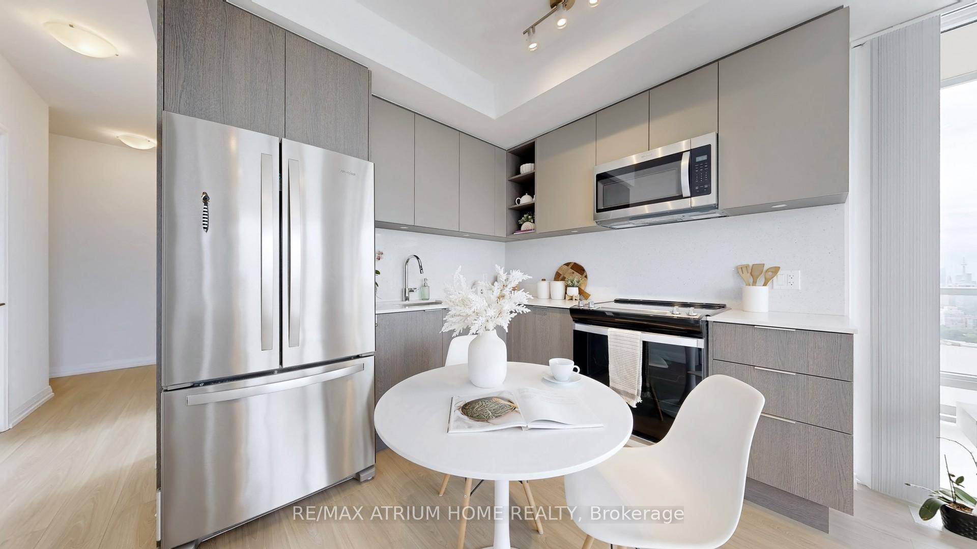 Amazing SW downtown and water view best view and best layout in the building Corner Unit High Floor Huge Balcony space heart of Midtown.