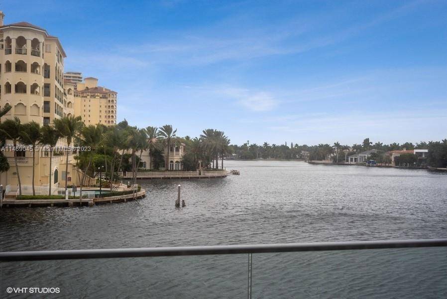 This fabulous totally remodeled unit is like being on your own private yacht Water Water Everywhere Directly on the intracoastal with a huge wrap around terrace accessible from every room ...