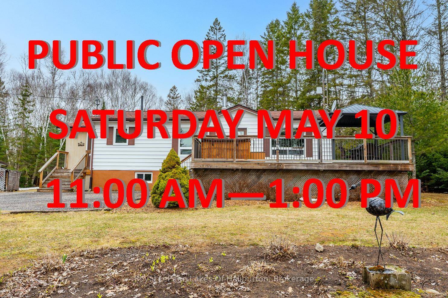 PUBLIC OPEN HOUSE... SATURDAY MAY 10, 11 am 1 pm.