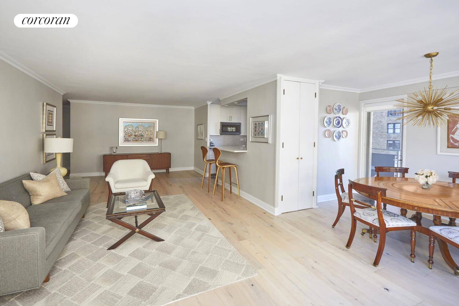 Experience modern sophistication and effortless comfort in this beautifully appointed 2 bedroom, 2 bathroom home with a private balcony, set within a prestigious, full service building just off Central Park ...