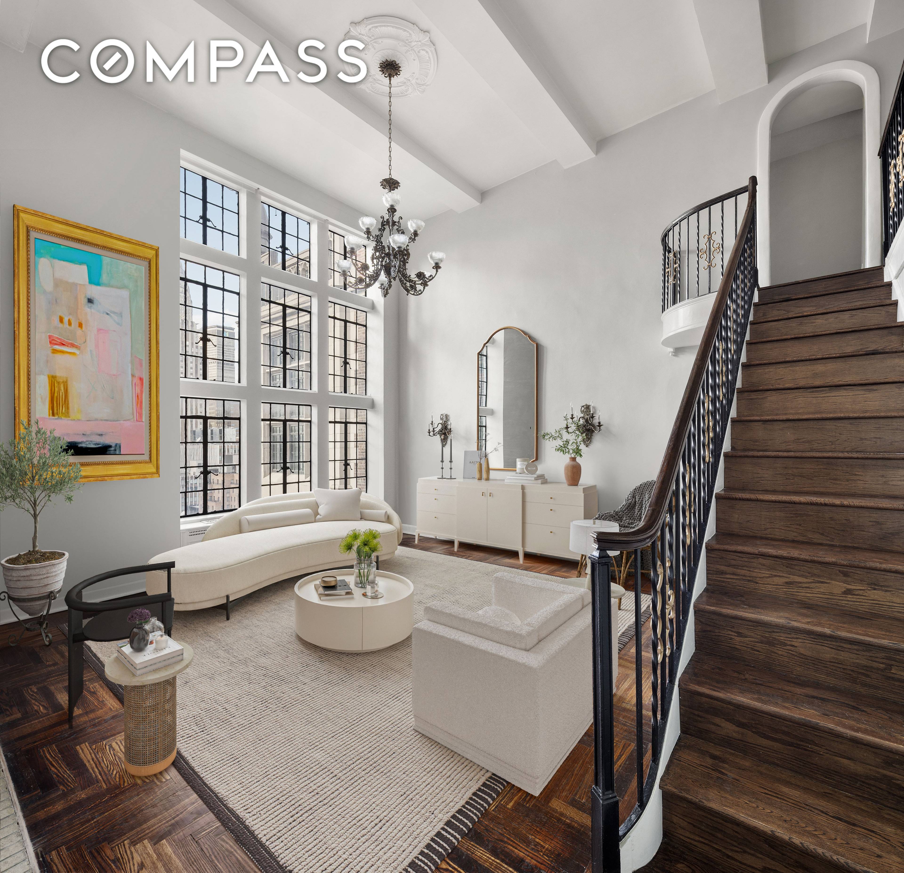 Rarely available triplex Penthouse with its very own private roof terrace located in an iconic Tudor City landmark tower.