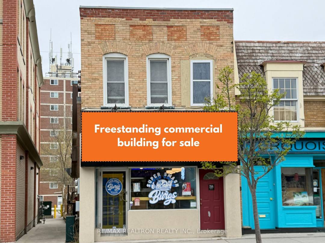 Stabilized mixed use investment, rare free standing property located along high demand residential and commercial area Main Street North in Markham.