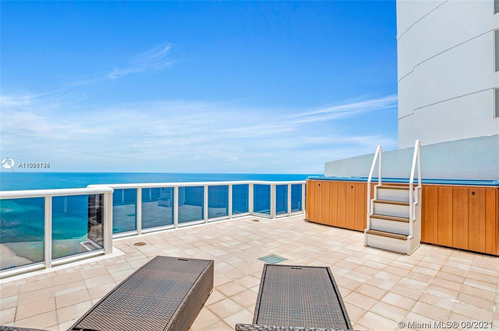DESIGNER REMODELED UNIQUE PH in one of the prestigious buildings in Sunny Isles Beach Trump Royale.