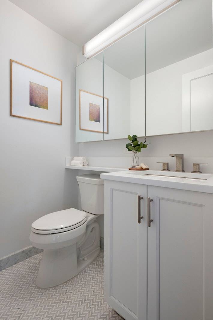 Residence 1430 is a corner 2 bedroom home with east and south exposures.