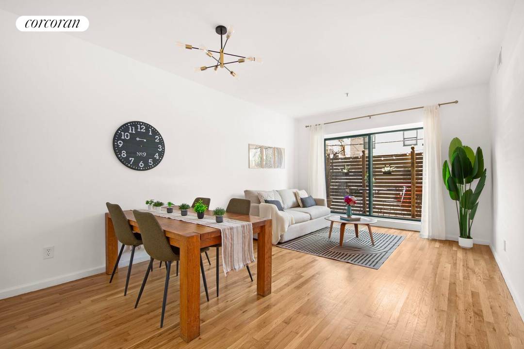 This condominium offers over 1, 000 square feet of living space with 2 bedrooms, 2 full bathrooms, and a private patio.