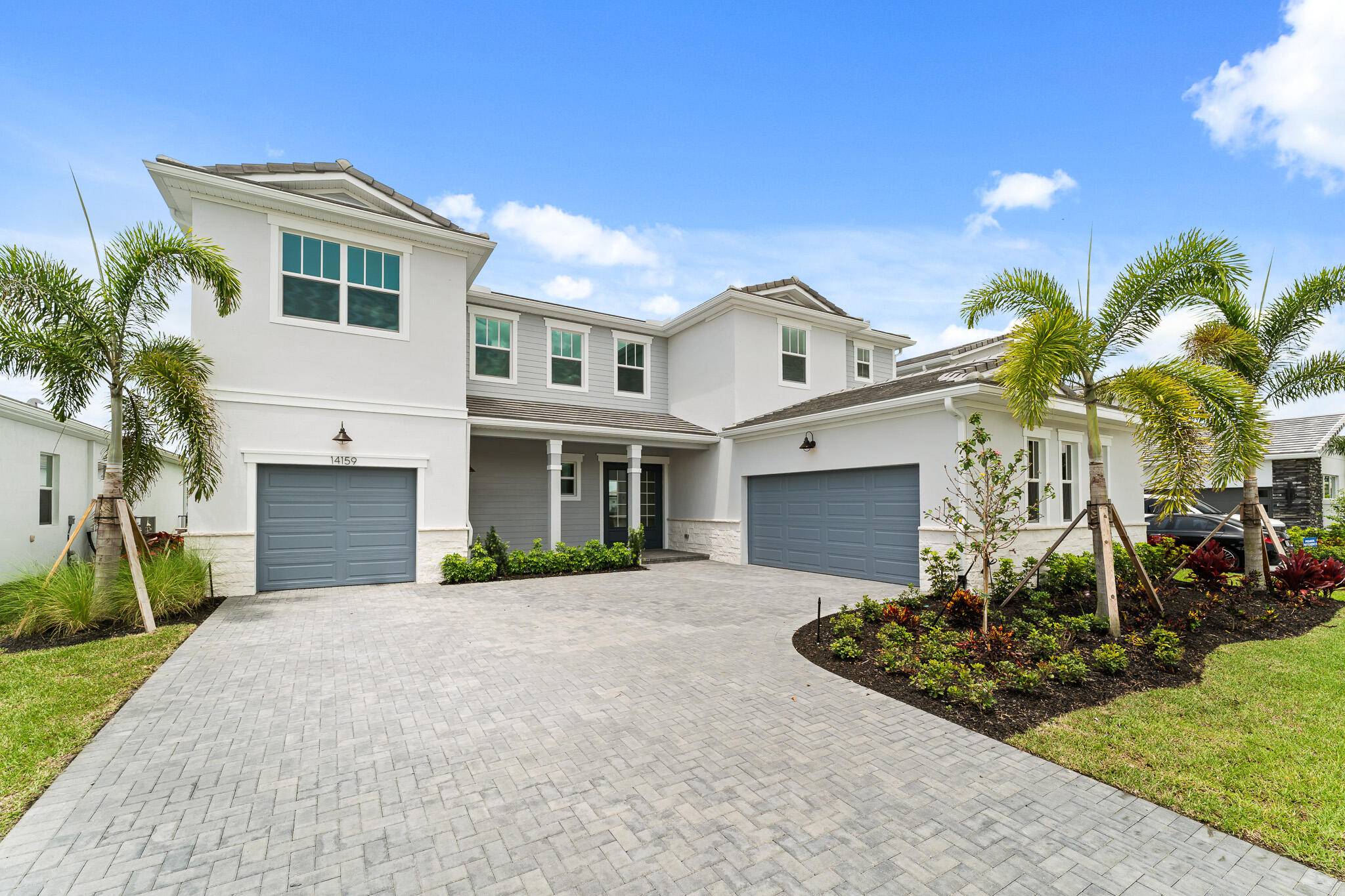 The 3, 466 square foot Palacio floorplan offers versatile, thoughtfully designed space in a pleasant configuration of shared and private living areas.