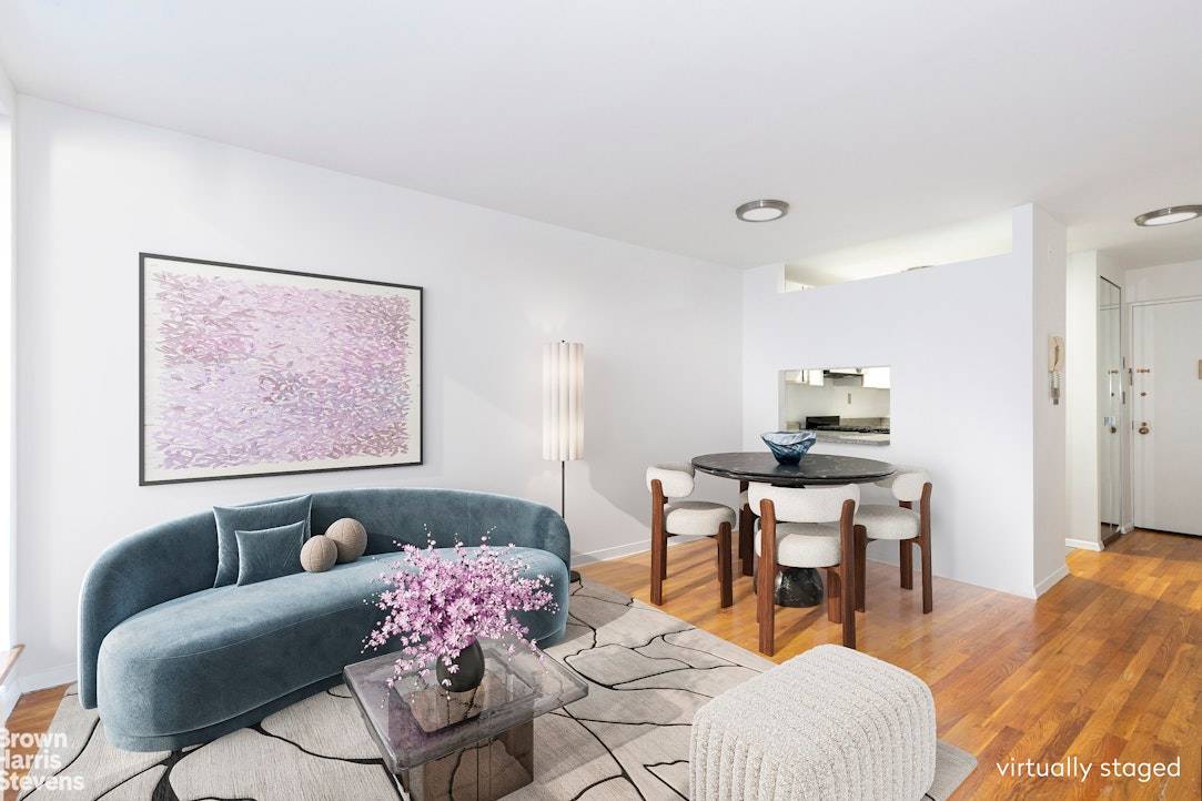 5A is a quiet studio nestled in the West Village with a private oversized balcony with Hudson River views.