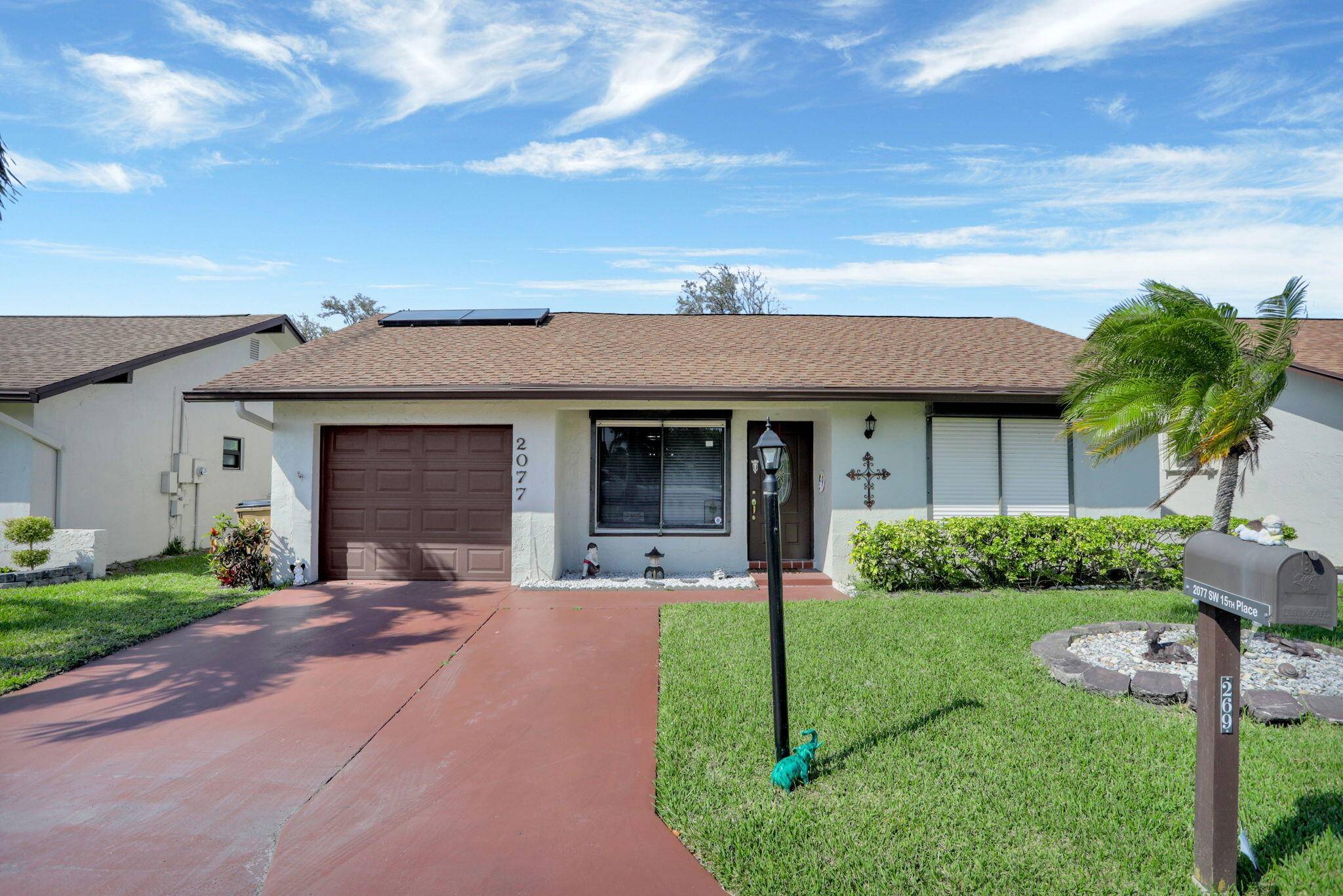 Well maintained 2 bedroom, 2 bath home with one car garage, double driveway, private back yard located in a desirable 55 community.
