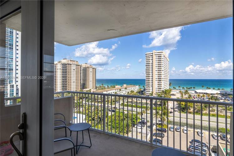 Amazing Direct Ocean views from this fully remodeled, fully furnished corner unit 2 bed, 2 bath condo at The Hemispheres Hallandale Beach.