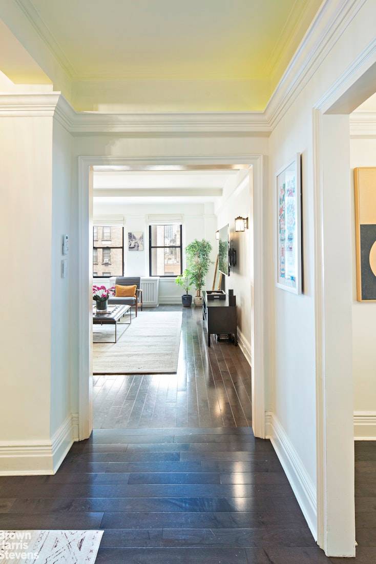 This renovated home is quiet, bright, and ideally located on one of the most desirable residential blocks of the Upper West Side, with 13 windows facing North, South, and East.