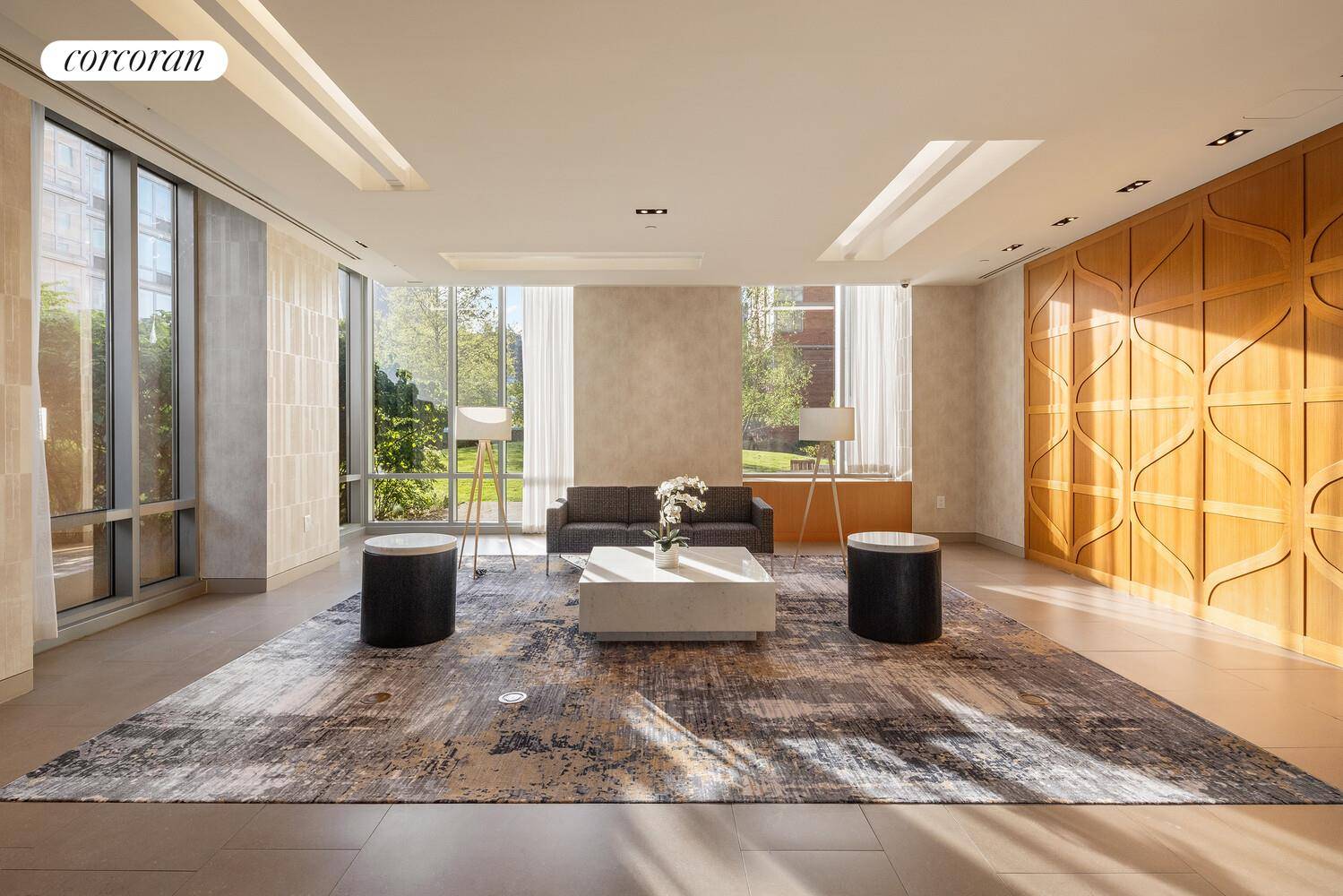 Recently refreshed, this unit now boasts all new stainless steel appliances, contemporary lighting fixtures, sleek countertops, brand new flooring, and a fresh coat of paint throughout.