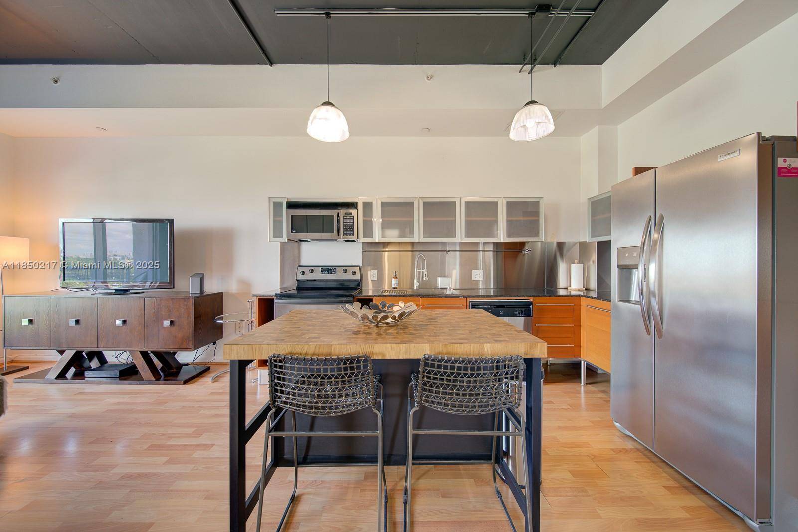 Expansive 1 bedroom in Historic Riverside with views of Miami River and skyline.