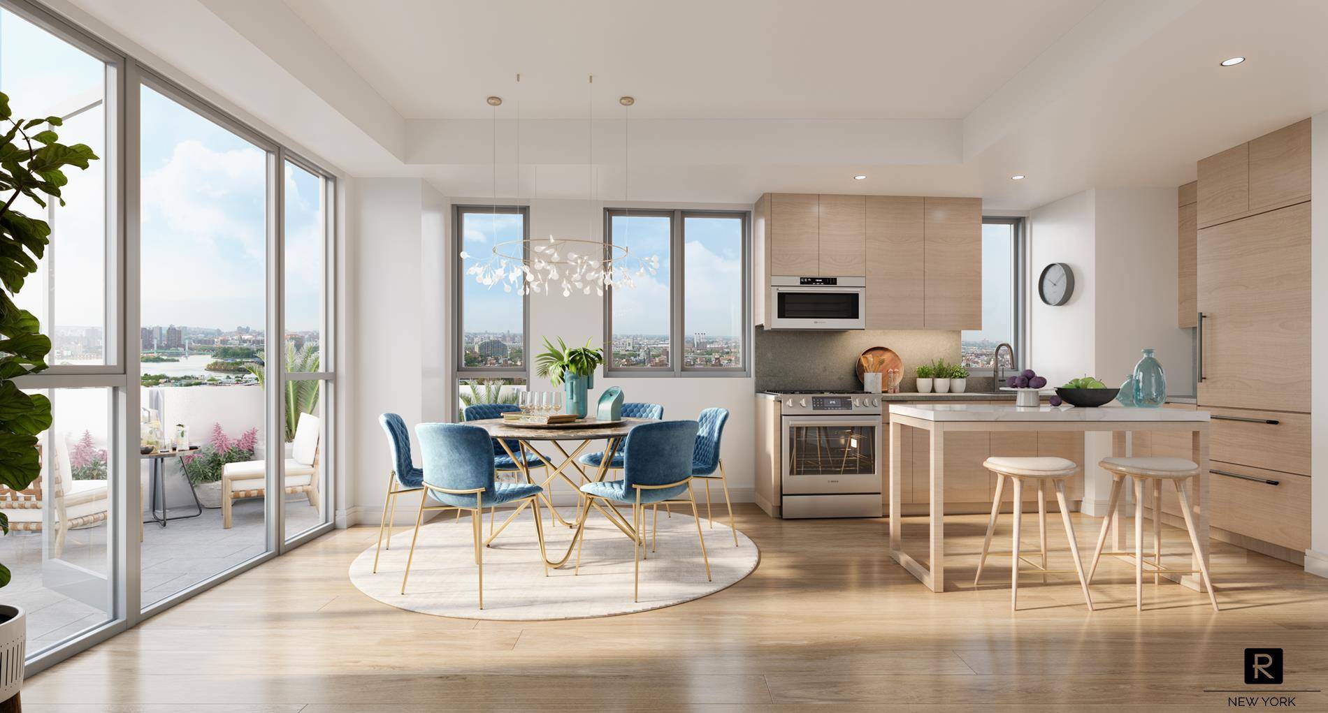 Be the first to enjoy this brand new stunning high floor corner 2 bed, 2 bath apartment satisfying your every luxury need.